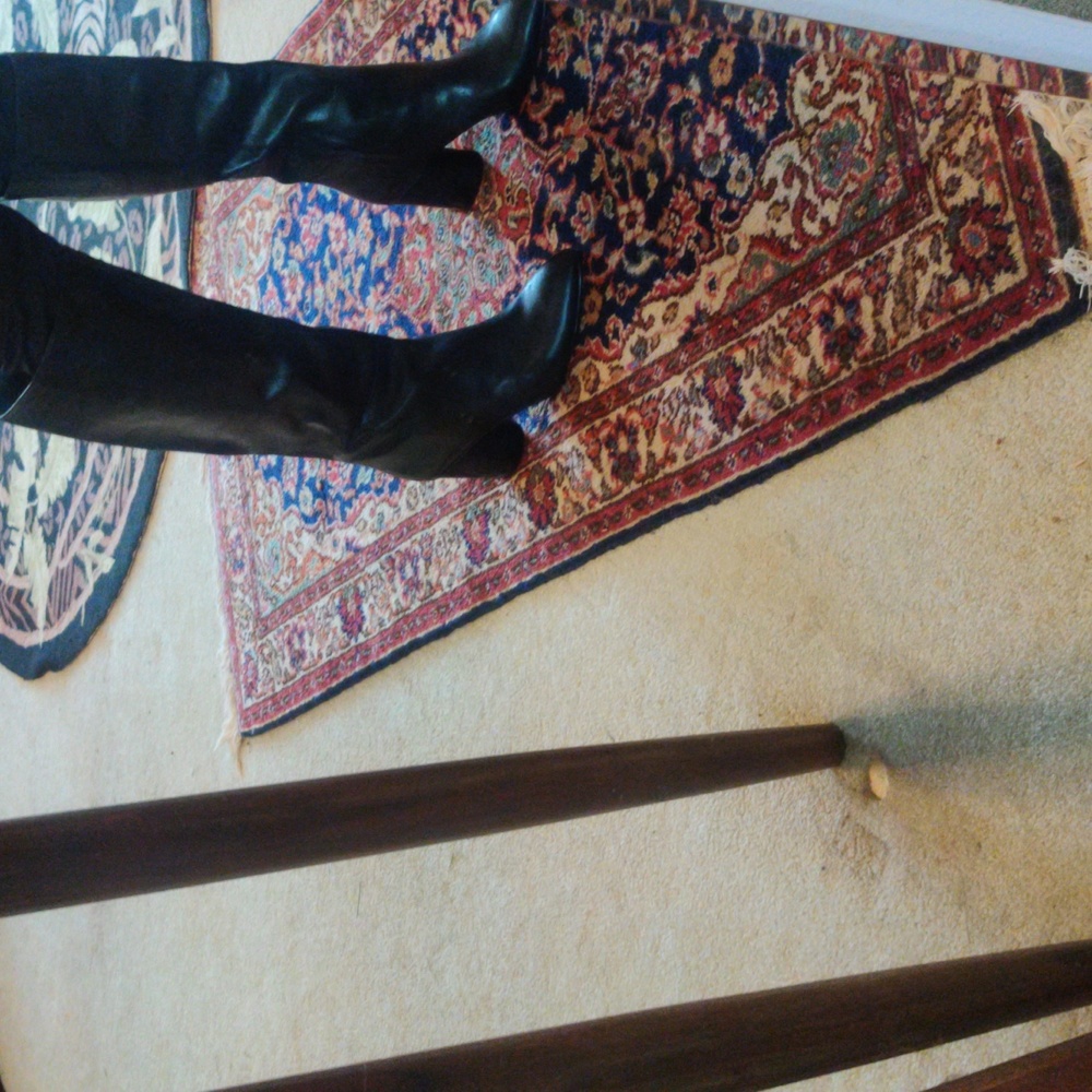 Nine West tall leather boots NWT